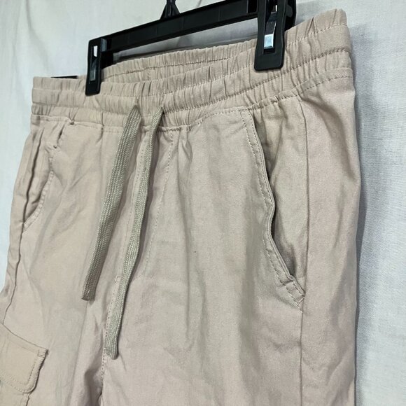 Galaxy By Harvic Men Small Stone Slim Fit Super Flex Stretch Cargo Jogger Shorts - Picture 5 of 9